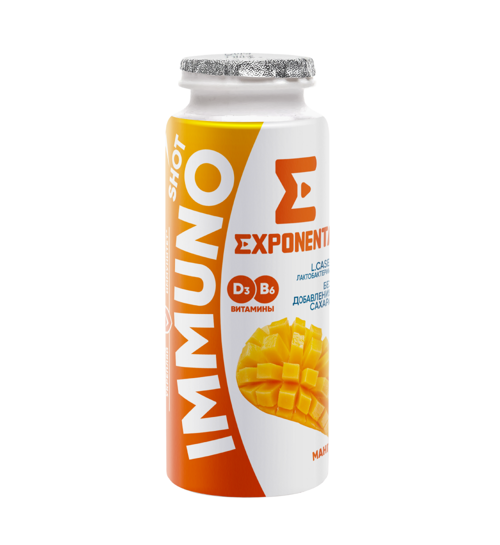 EXPONENTA IMMUNO SHOT со вкусом "Манго", 100г