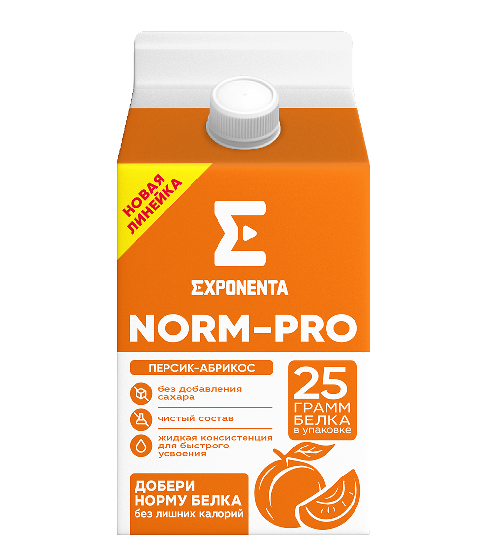 EXPONENTA NORM-PRO персик-абрикос, 500 г.