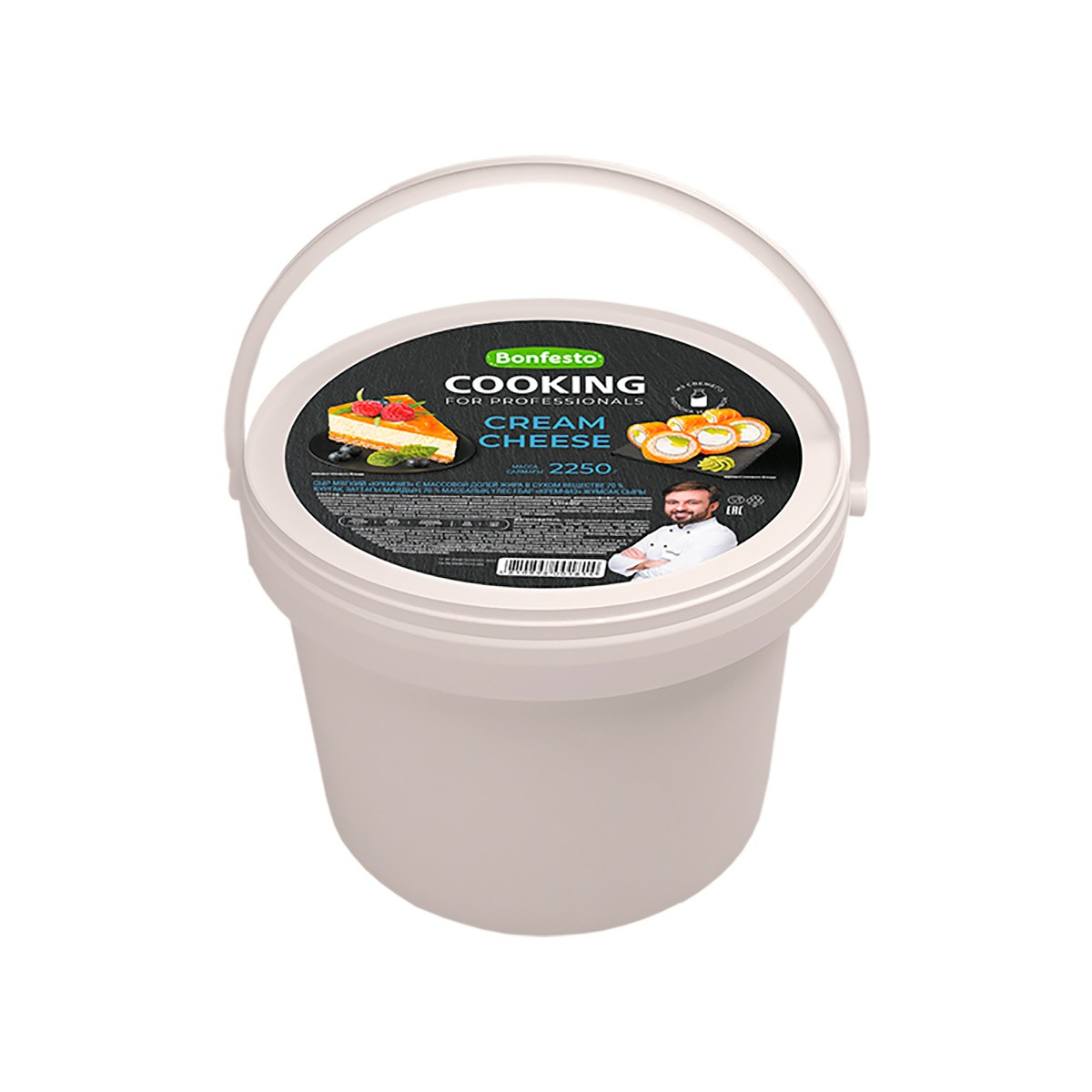 Сыр мягкий «Кремчиз» Cooking 70%, 2250 г.