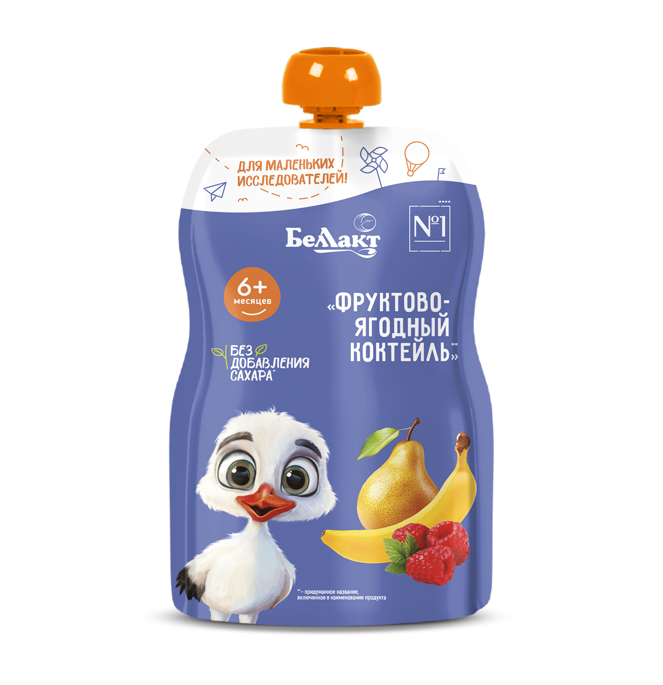 Пюре для детского питания «Беллакт» «Фруктово-ягодный коктейль» 90 г.