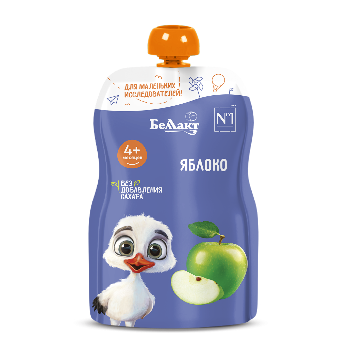 Пюре для детского питания «Беллакт» Яблоко, 90 г.