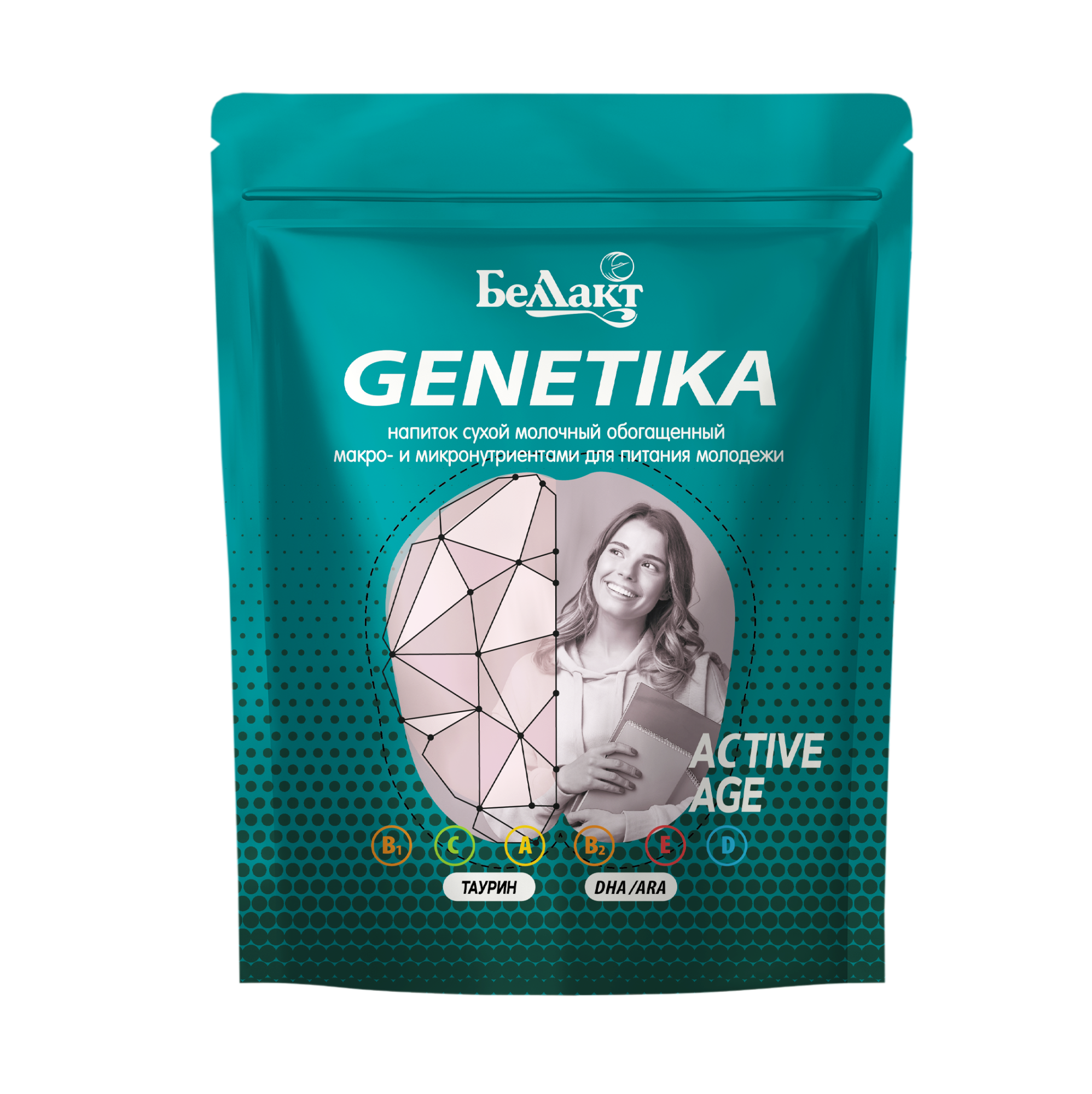 Напиток сухой молочный «Беллакт» обогащенный макро- и микронутриентами для питания молодежи, 400 г.