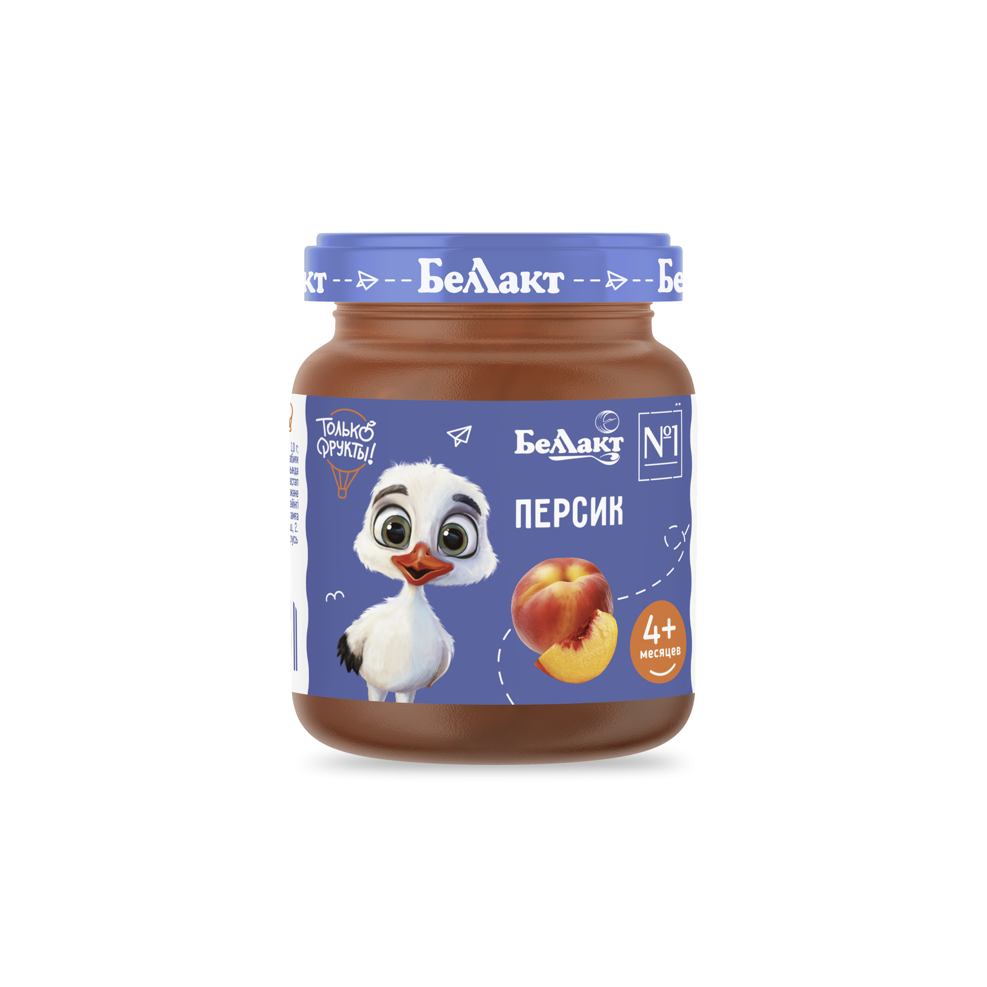 Пюре для детского питания «Беллакт» Персик, 100 г.