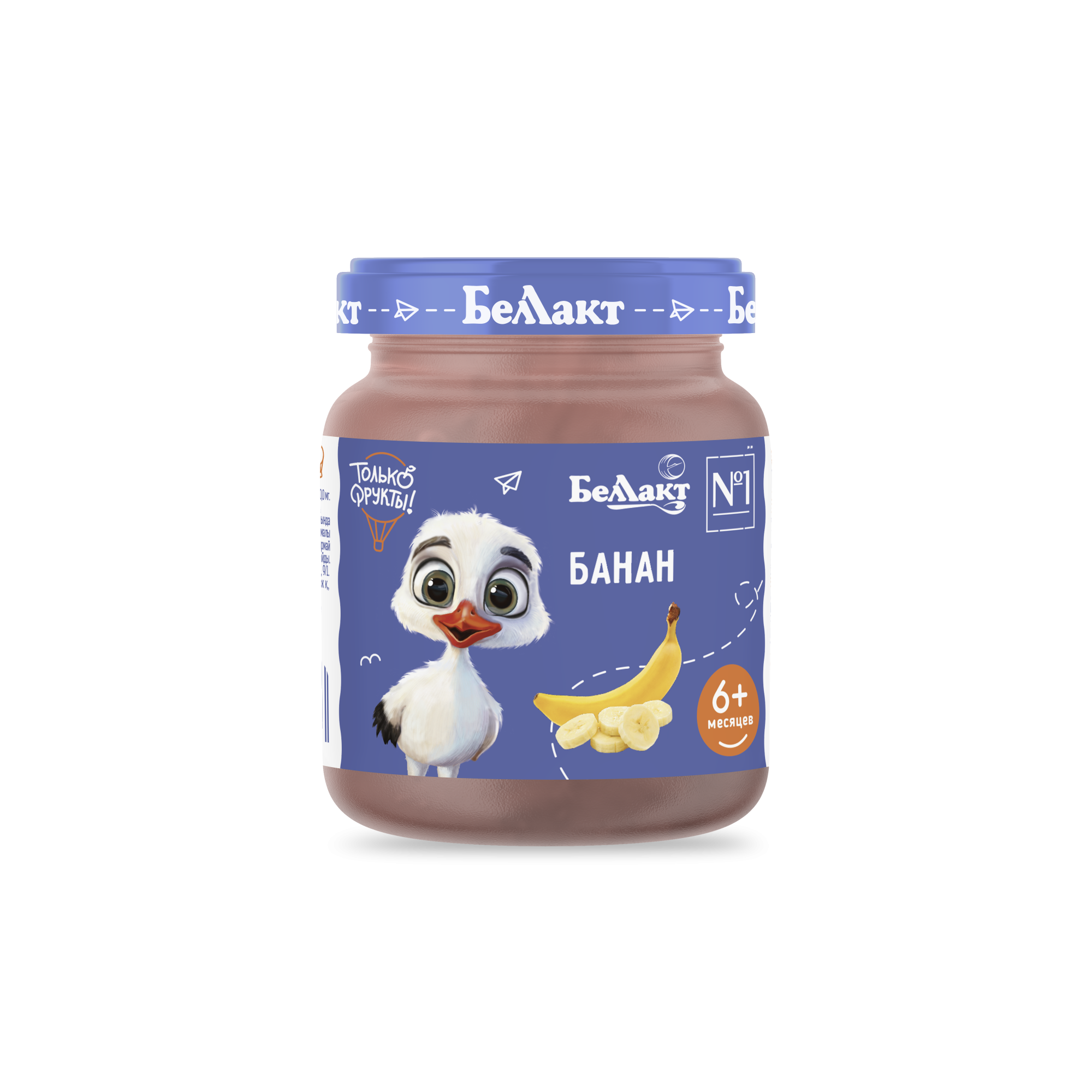 Пюре для детского питания «Беллакт» Банан, 100 г.