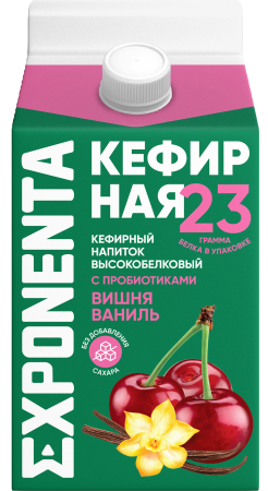 EXPONENTA кефирная со вкусом «Вишня-ваниль», 450г