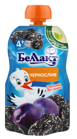 Пюре для детского питания «Беллакт» Чернослив, 90 г.