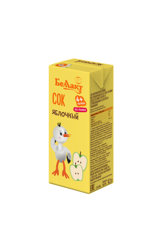Сок детский «Беллакт» Яблочный, 200 мл.