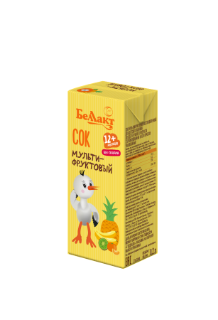 Сок детский «Беллакт» Мультифруктовый, 200 мл.