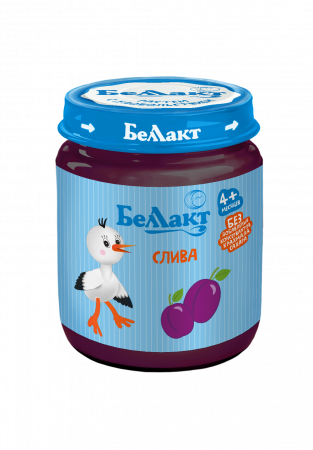 Пюре для детского питания "Беллакт" Слива, 100 г.