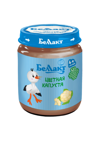 Пюре для детского питания "Беллакт" Цветная капуста, 100 г.