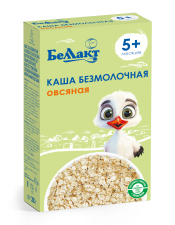 Каша безмолочная на зерновой основе овсяная «Беллакт», 200 г