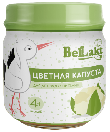 Пюре для первого прикорма "Беллакт" Цветная капуста, 80 г.
