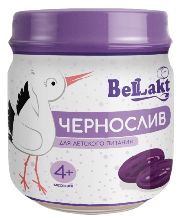 Пюре для первого прикорма "Беллакт" Чернослив, 80 г.