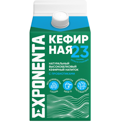 EXPONENTA кефирная обезжиренная, 450г