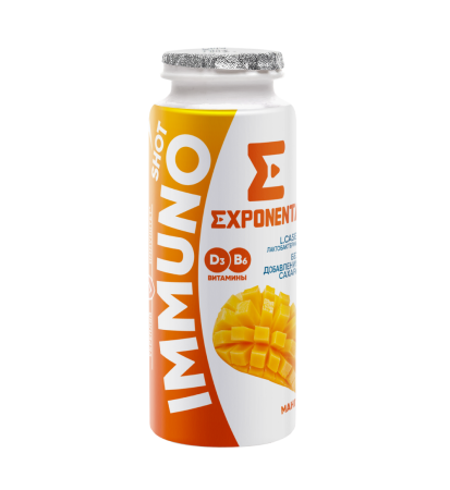 EXPONENTA IMMUNO SHOT со вкусом "Манго", 100г