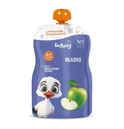 Пюре для детского питания «Беллакт» Яблоко, 90 г.