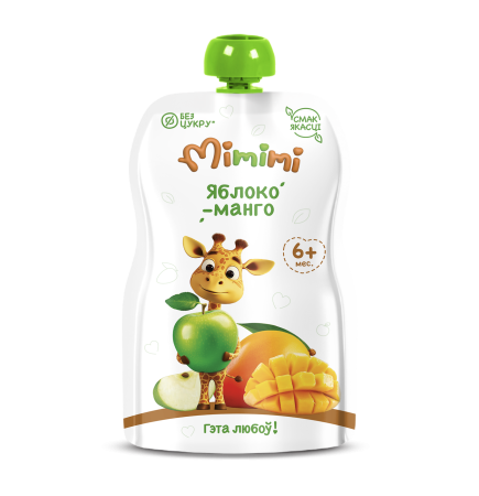 Пюре «Mimimi» Яблоко-манго, 90 г.