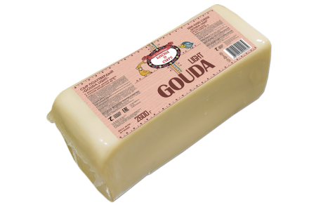 Сыр полутвердый «Гауда Лайт» Басни о сыре 40%, 2600 г. (цена за кг)