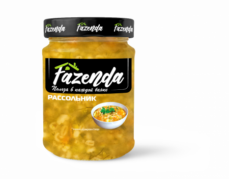 Рассольник Гродненский консервный завод стеклянная банка, 460 г.