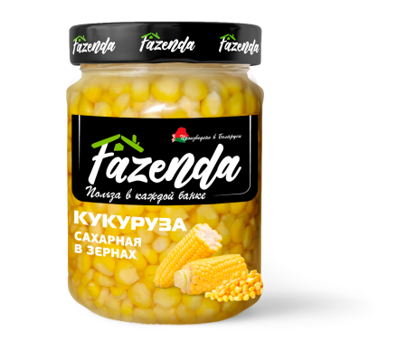 Кукуруза сахарная в зернах «Fazenda», 450 г.