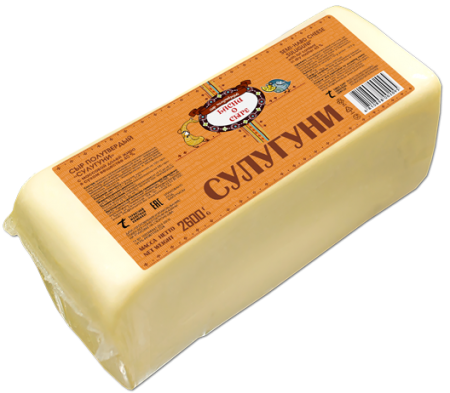 Сыр полутвердый «Сулугуни» Басни о сыре 40%, весовой (цена за 1 кг), 2600 г.