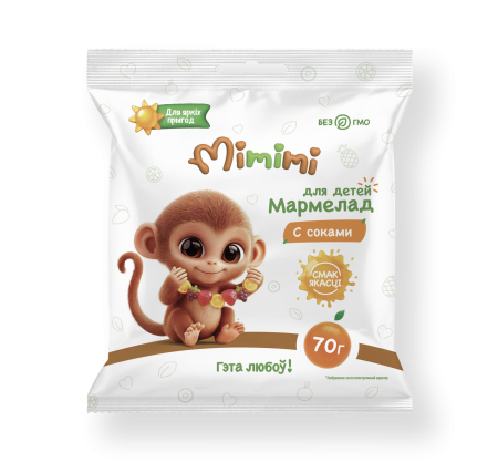 Мармелад «Mimimi» с соками, 70 г.