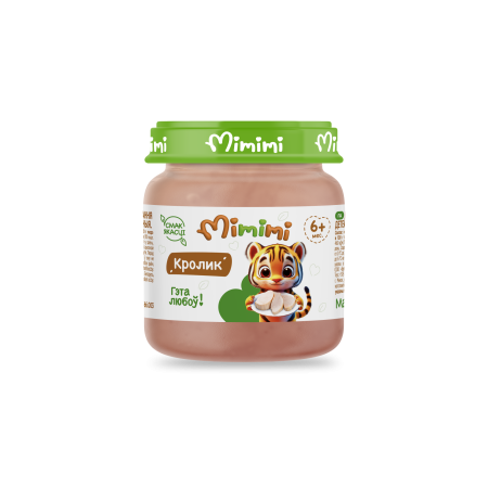 Пюре для детского питания «Mimimi» Кролик, 80 г.