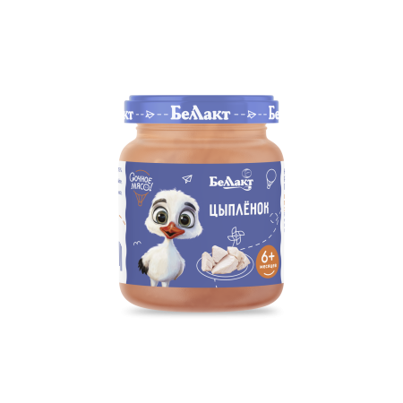 Пюре для детского питания «Беллакт» Цыпленок, 95 г.