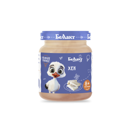 Пюре для детского питания «Беллакт» Хек, 95 г.