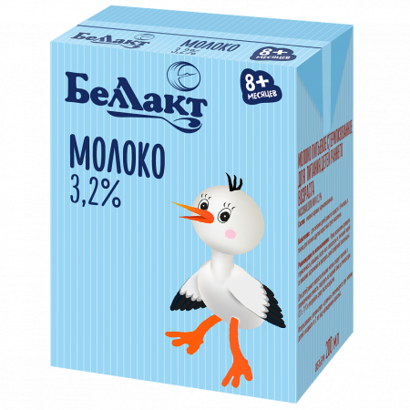 Молоко детское «Беллакт» 3,2 %, 200 мл.