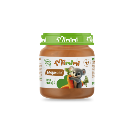 Пюре для детского питания «Mimimi» Морковь, 80 г.