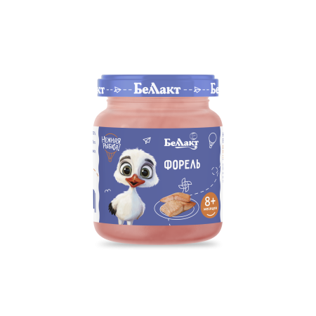 Пюре для детского питания «Беллакт» Форель, 95 г.