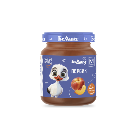Пюре для детского питания «Беллакт» Персик, 100 г.