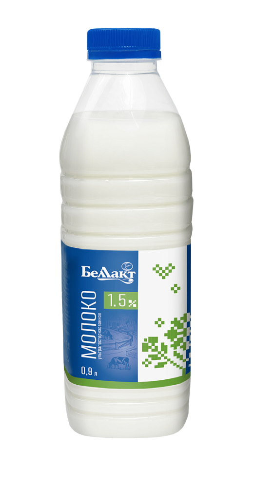 Молоко "Беллакт" 2,5 %, в пленке, 1 л.