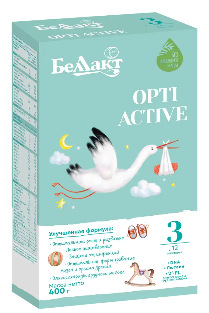 Напиток сухой молочный «Беллакт ОPTI ACTIVE 3», 400 г.