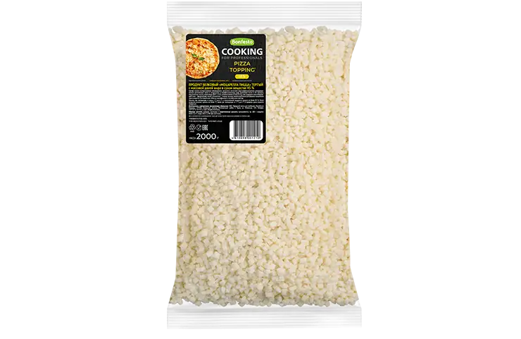 Продукт белковый «Моцарелла Пицца» тертый Cooking 45% 2000 г.