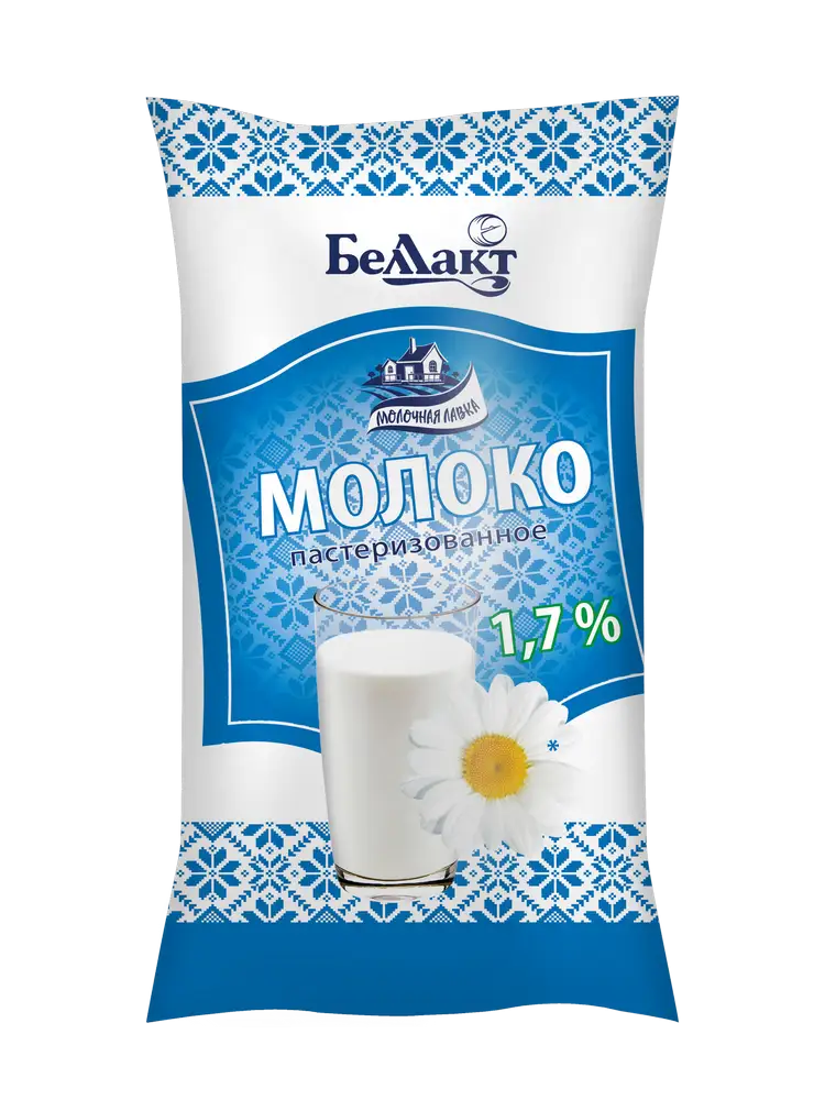 Молоко "Беллакт" 2,5 %, в пленке, 1 л.