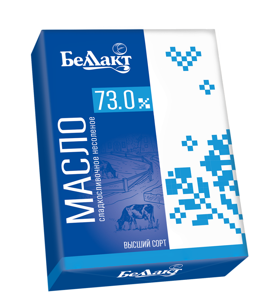 Масло сливочное "Беллакт" 72,5 %, 200 г.